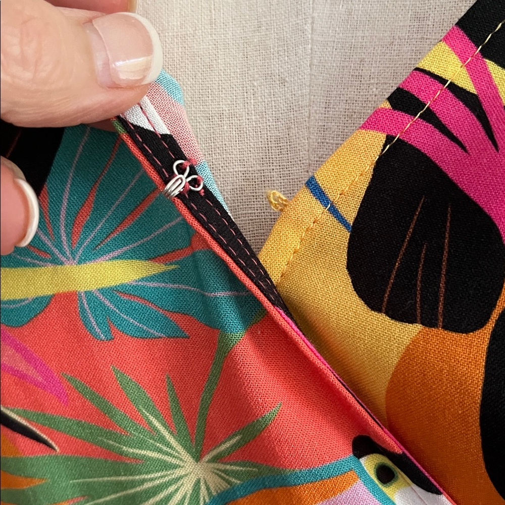 Farm Rio Tropical Print Wrap Top - Picture 9 of 13